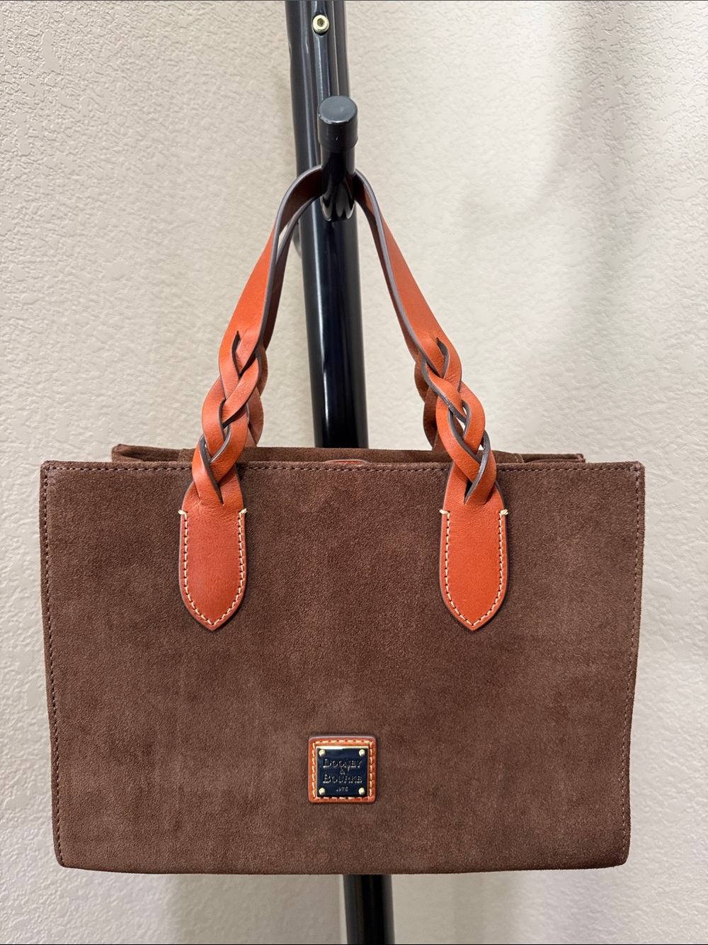Dooney & Bourke Brown T’moro Suede Gia Satchel
